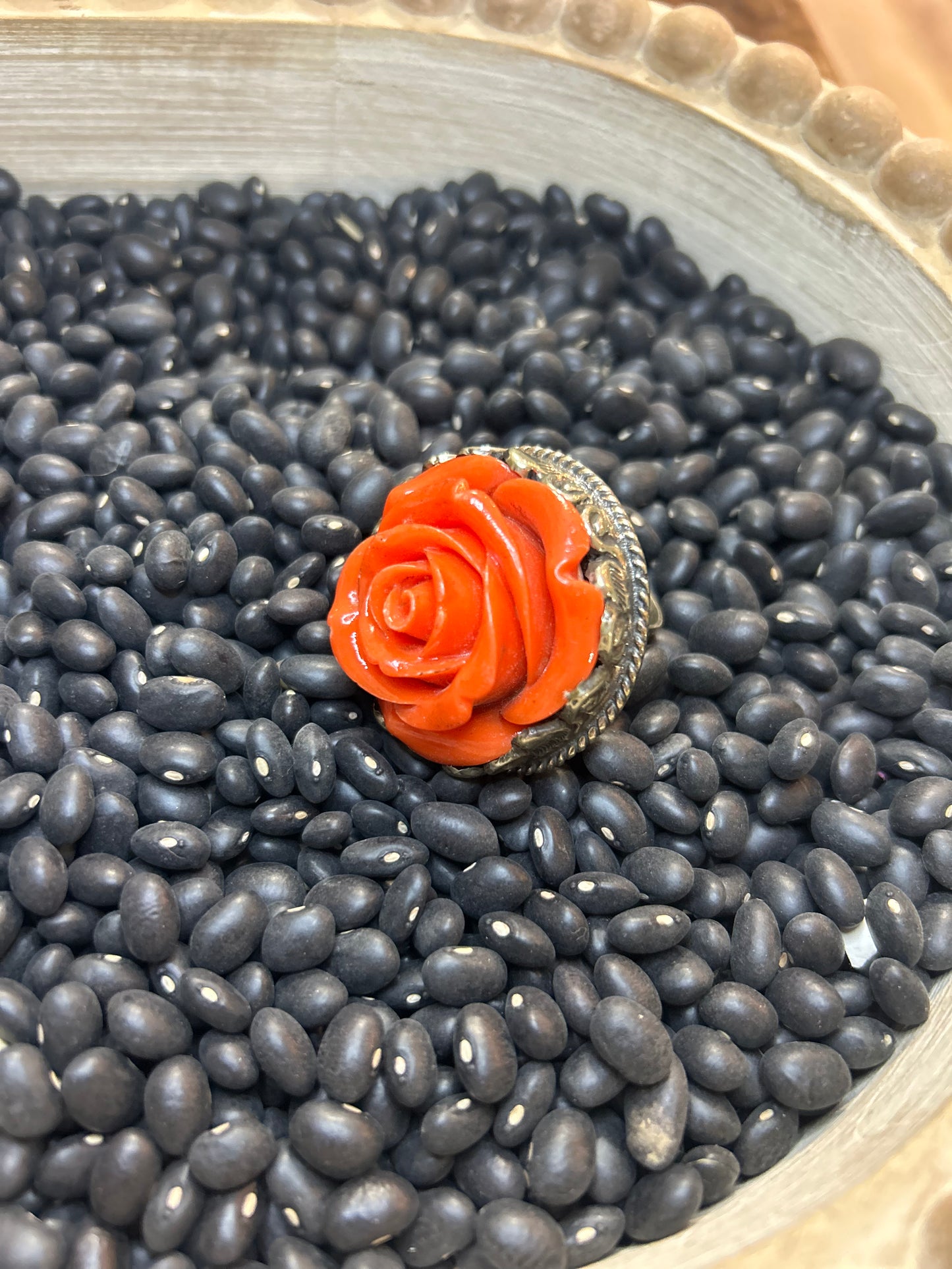 Coral Rose Ring