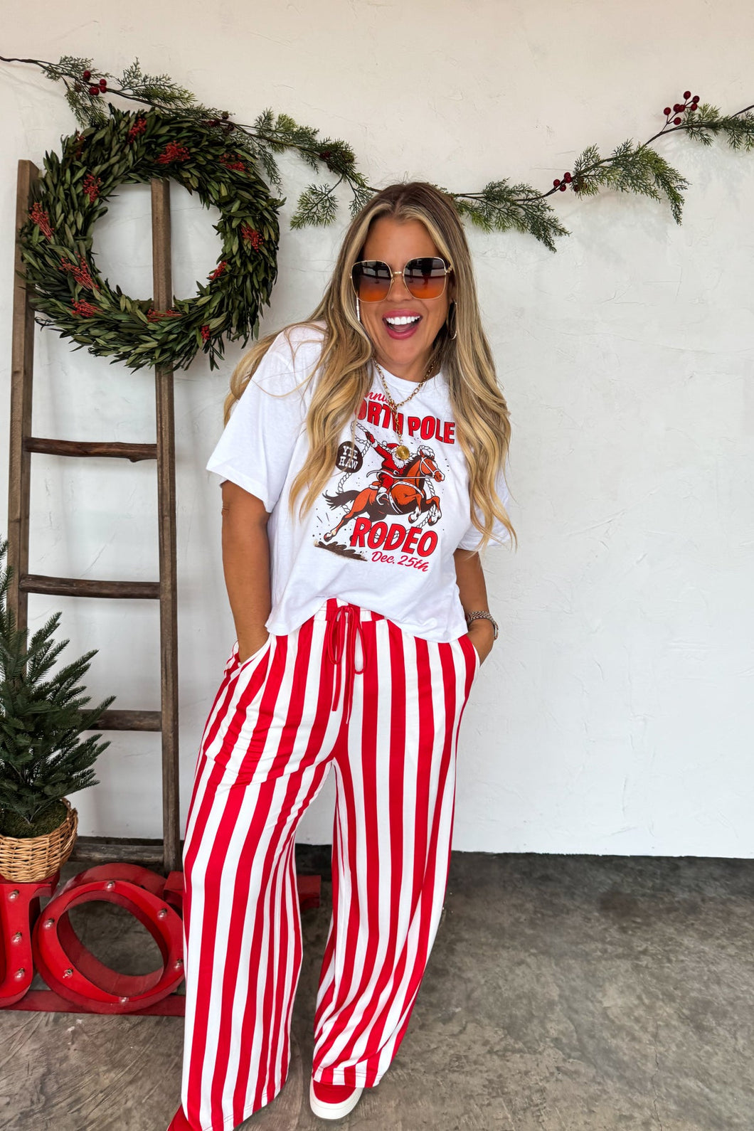 Christmas Stripe Pants