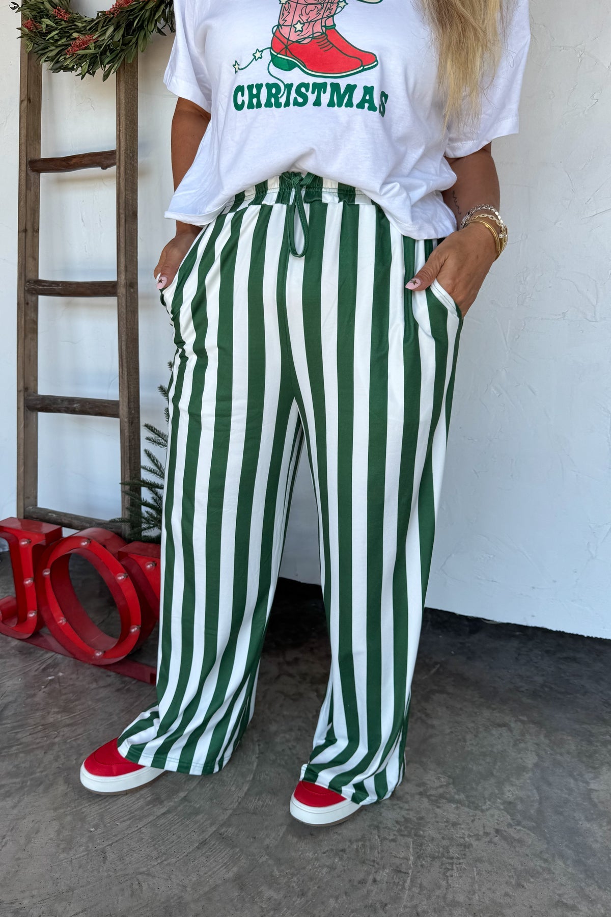 Christmas Stripe Pants