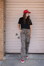 Load image into Gallery viewer, Off The Track Leopard Pants
