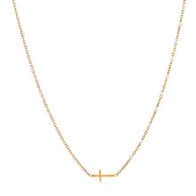 Load image into Gallery viewer, Beaded Cross Turquoise
