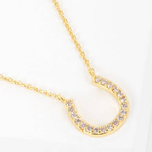 Load image into Gallery viewer, Rhinestone Horseshoe
