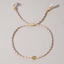 Load image into Gallery viewer, Cross Corded Bracelet
