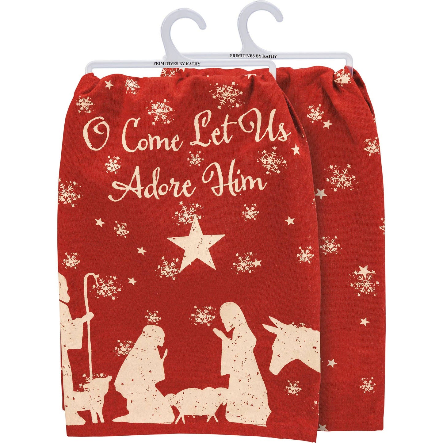 Let Us Adore Him Kitchen Towel
