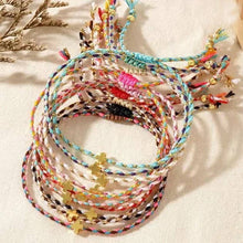 Load image into Gallery viewer, Cross Corded Bracelet
