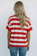 Load image into Gallery viewer, Stripe Star Patch Top
