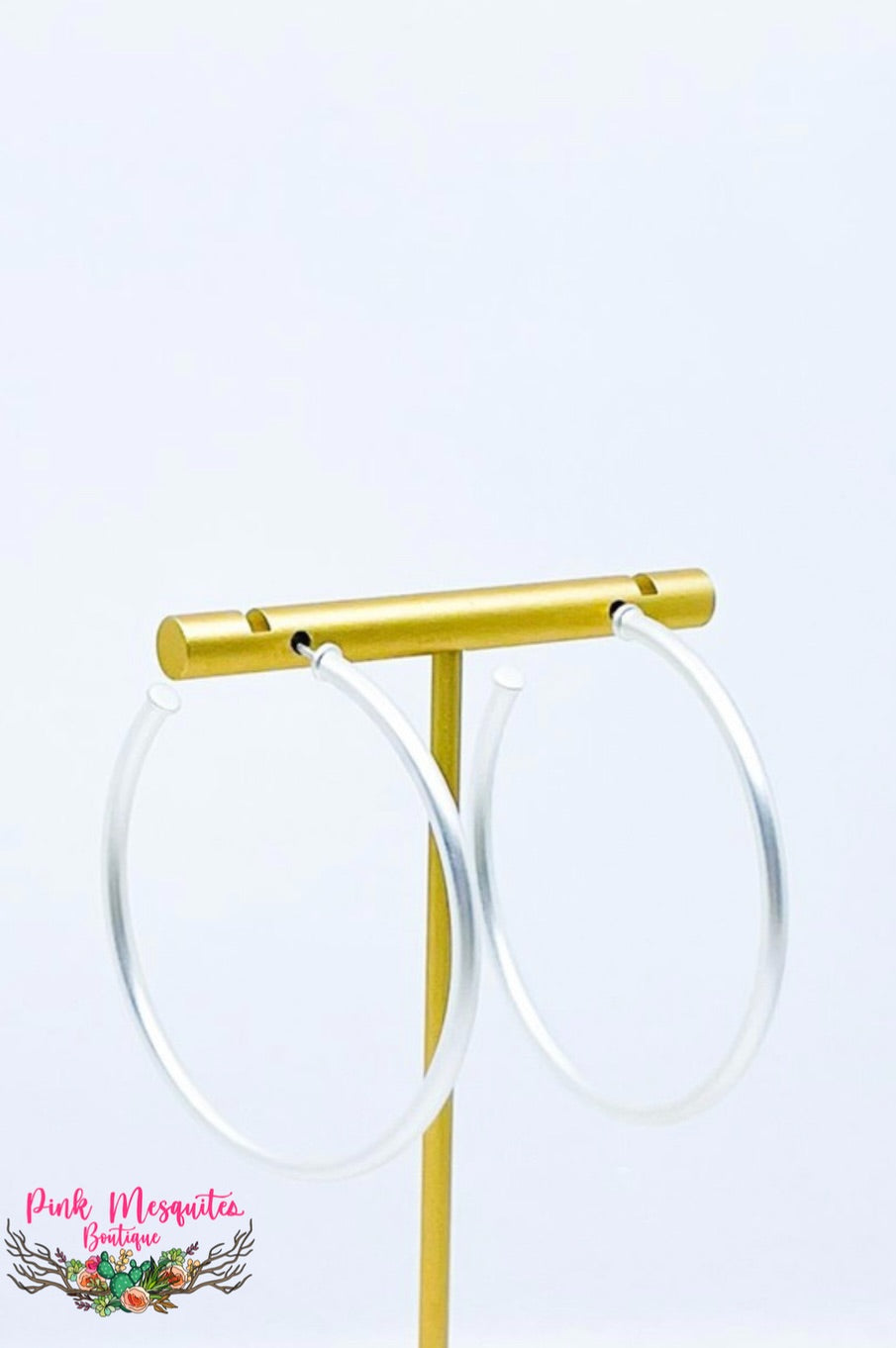Silver Hoops