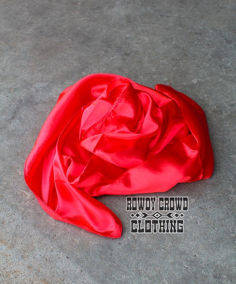 Fire Red Wild Rag